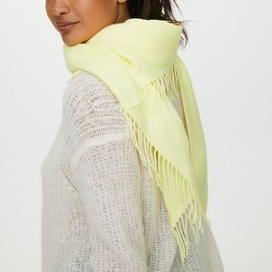 NWT Aritzia Main Character Lacey Fringe Scarf